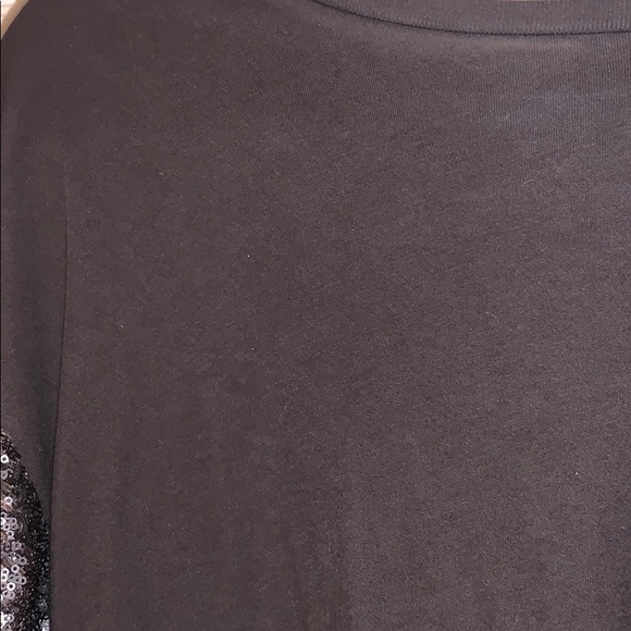 Sequin Sleeve Crew Neck - Picture 4 of 4